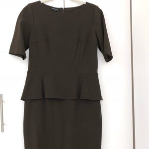 Lafayette 148 Dress - Size 8 - Olive